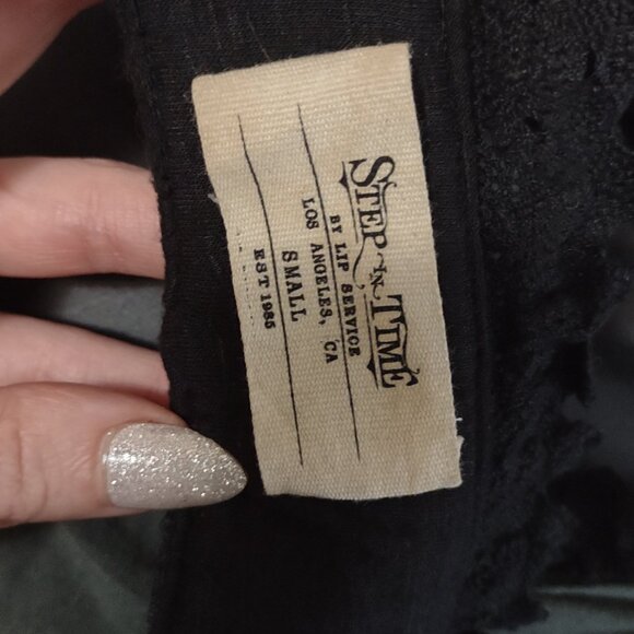 Lip Service Step in Time Teal Tunic Top or Dress Size Small EXCELLENT - Picture 14 of 15